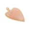 Gold &#x26; Rose Quartz Heart Pendant by Bead Landing&#x2122;